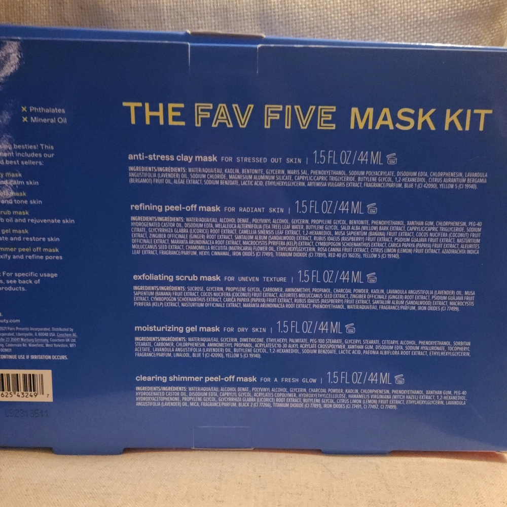 The Fav Five Mask Kit - Multi-Color - Picture 2 of 7